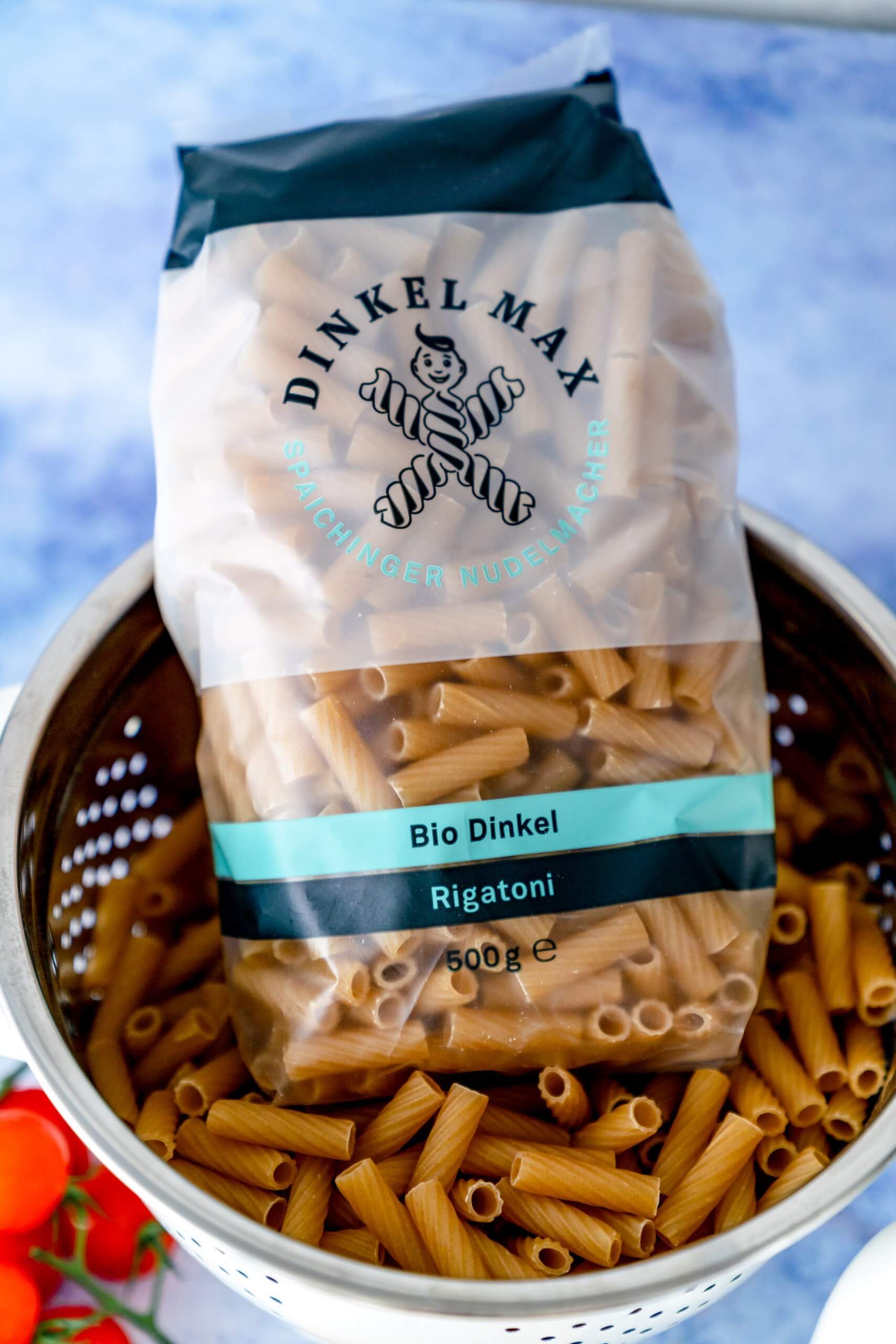Wir benutzen gern die Nudeln von Dinkel max.