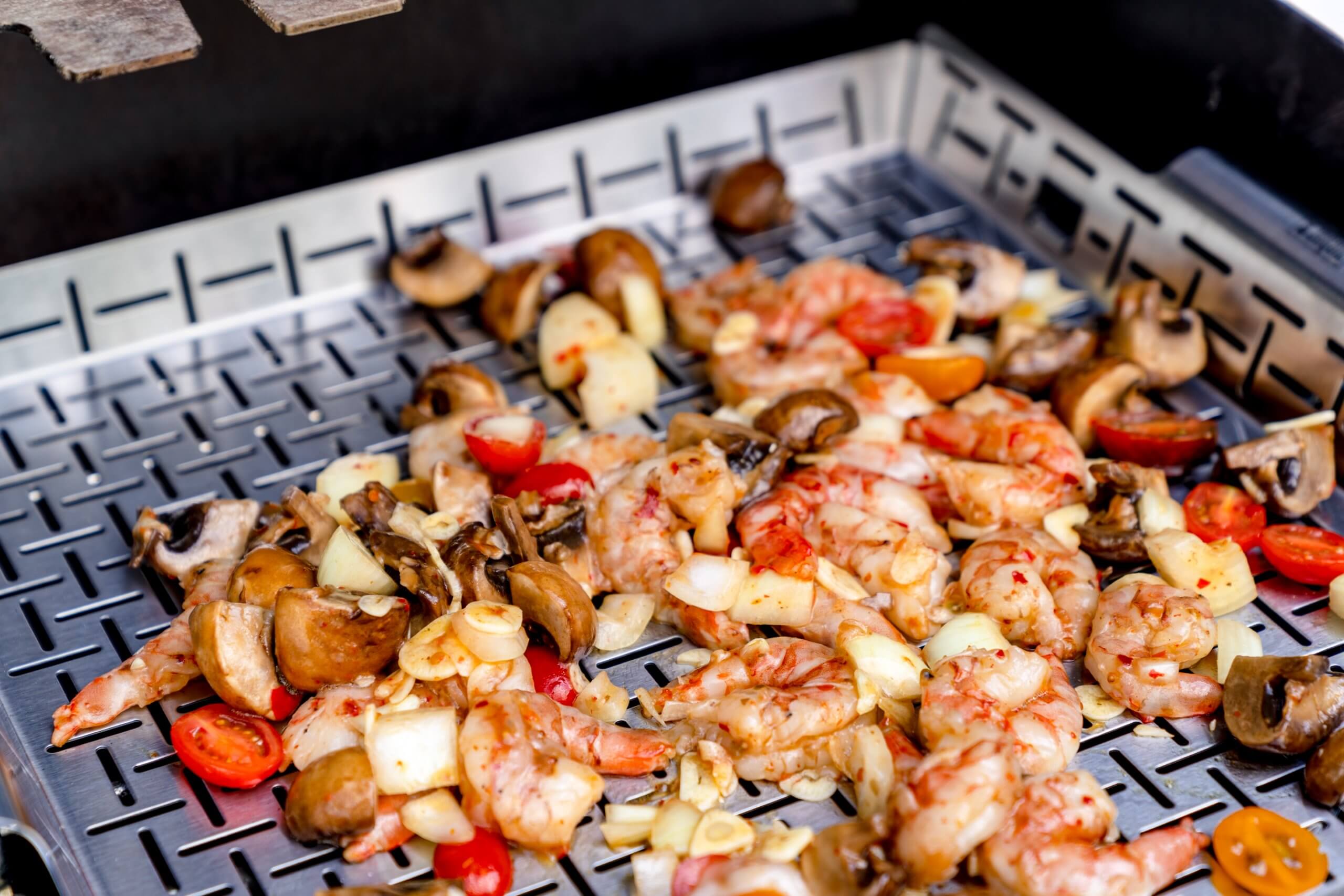 Die Pasta mit Gambas ist ein tolles Sommergericht.