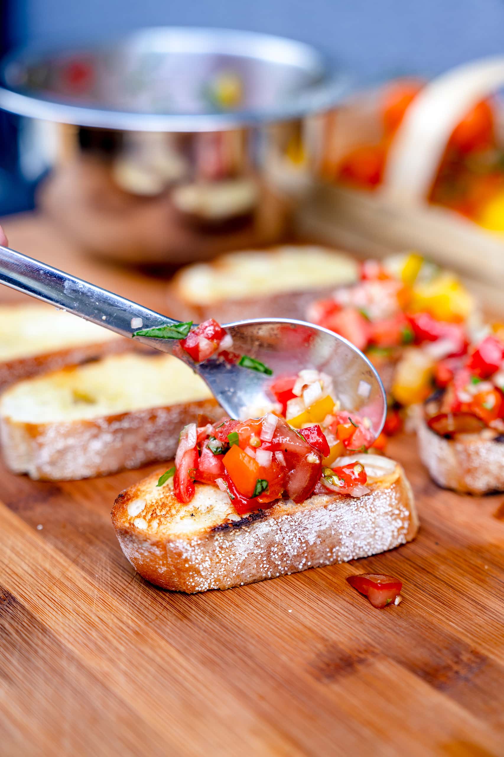 Bruschetta ist immer richtig sommerlich.