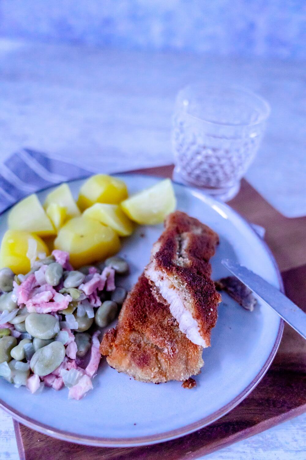 Ein falsches Kotelett ist fast so gut wie ein Schnitzel.