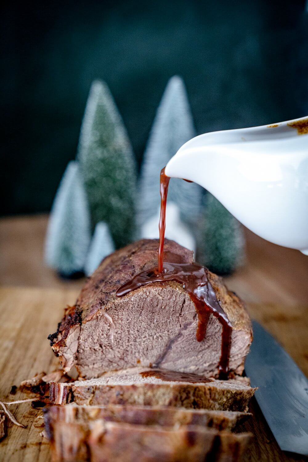 Eine feine Soße dazu und schon ist der Weihnachtsbraten perfekt.