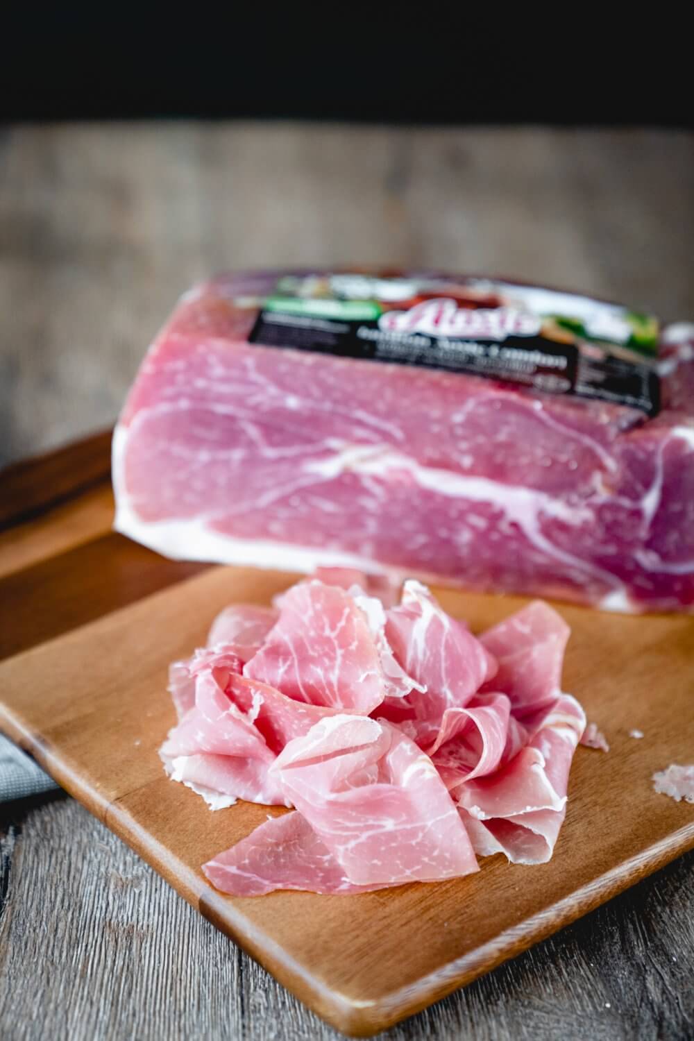 Auch Rauchfleisch eignet sich wirklich gut als Belag.