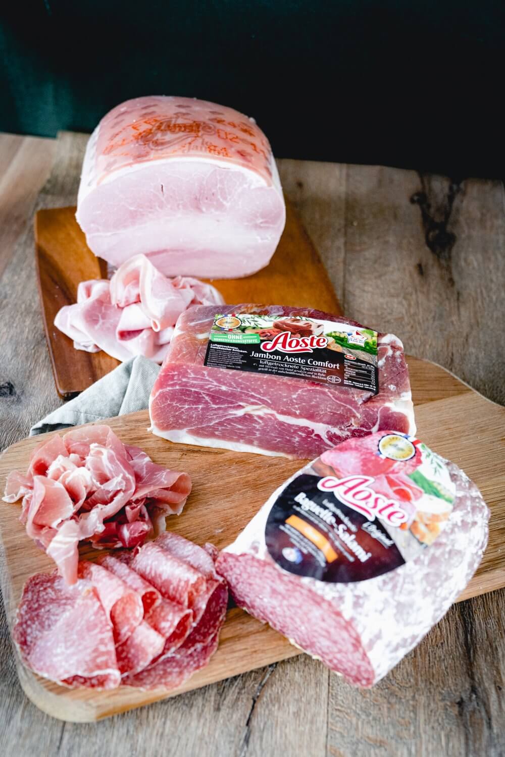 Wenn wir Wurst nehmen, dann immer die von Aoste.