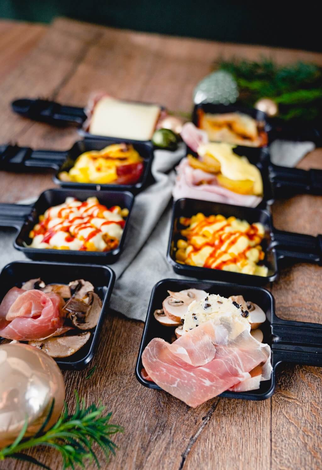 Den Raclette Ideen sind keine grenzen gesetzt.