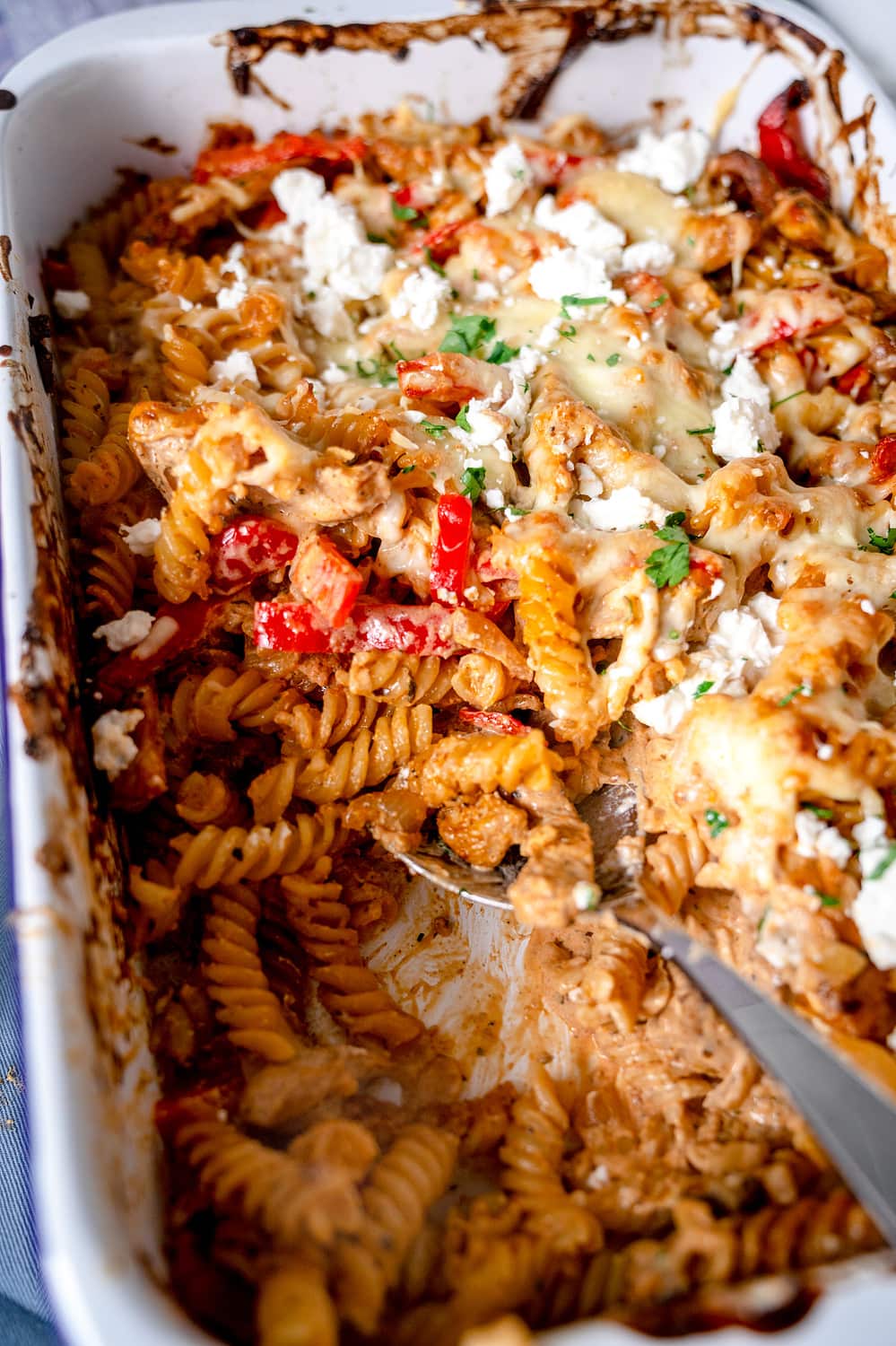 Die Paprika verleiht dem Gericht einen extra Frischekick.