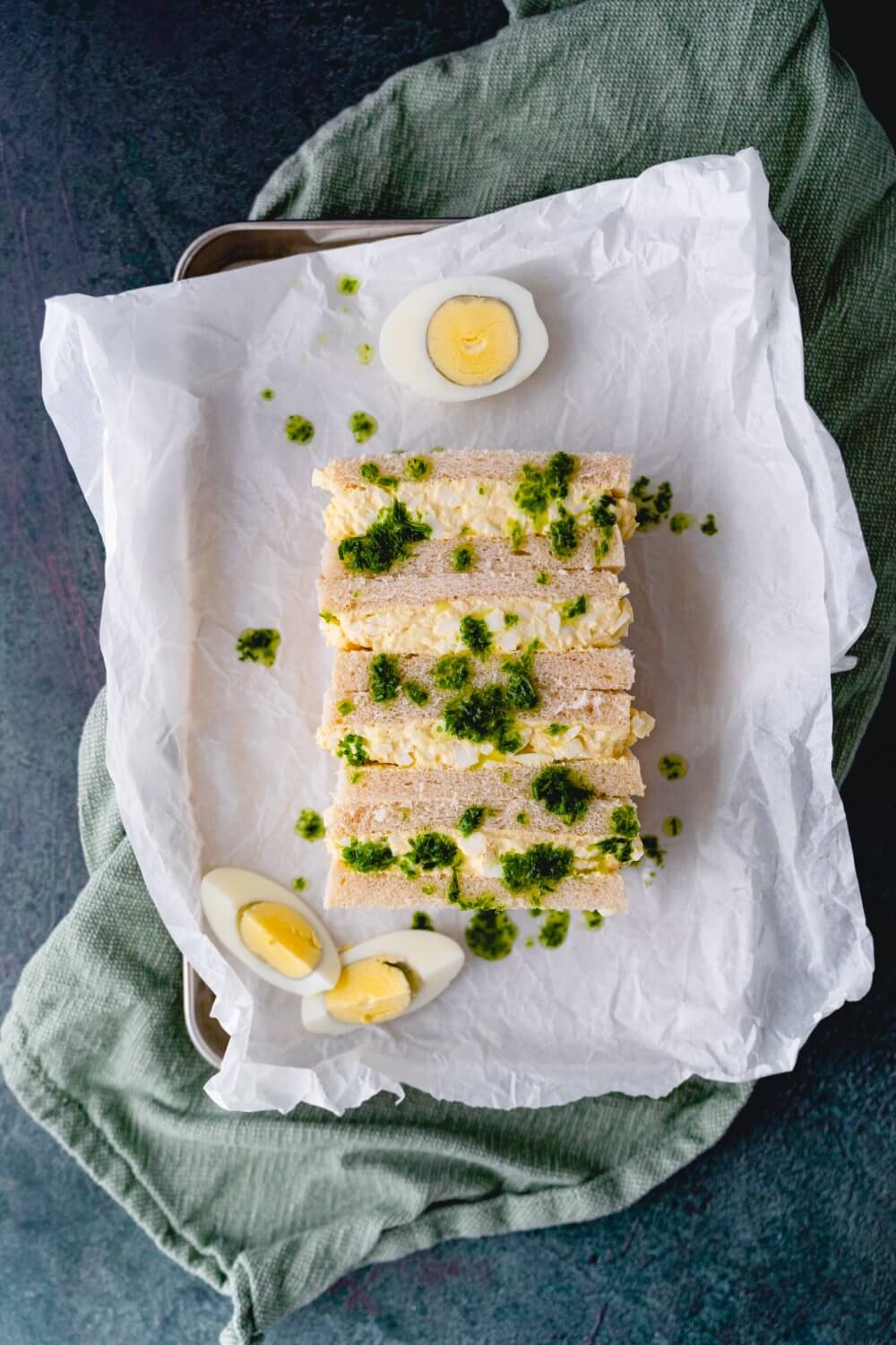 Tamago Sando ist ein leckeres Eiersandwich aus Japan.