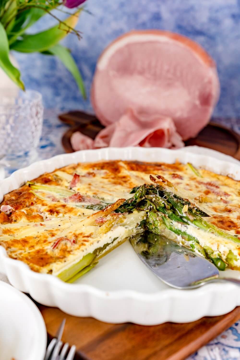 Das perfekte Frühlingsgericht ist Spargel-Quiche.