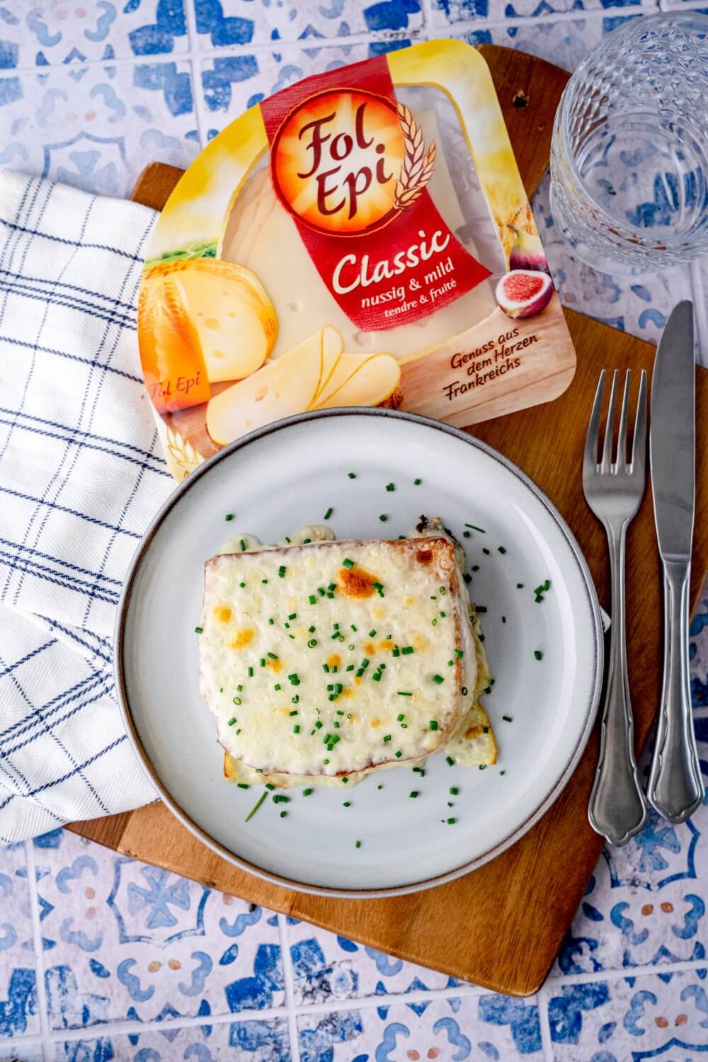 Guter Käse ist für Croque Monsieur sehr wichtig.