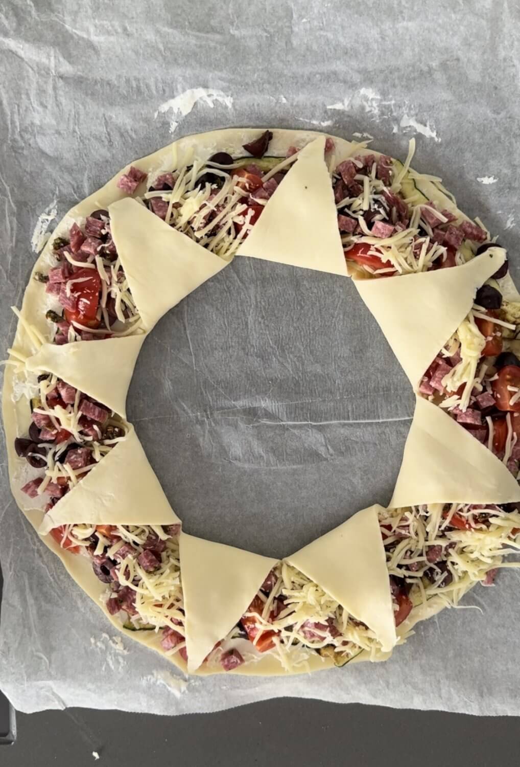 Käse darf natürlich nicht fehlen.