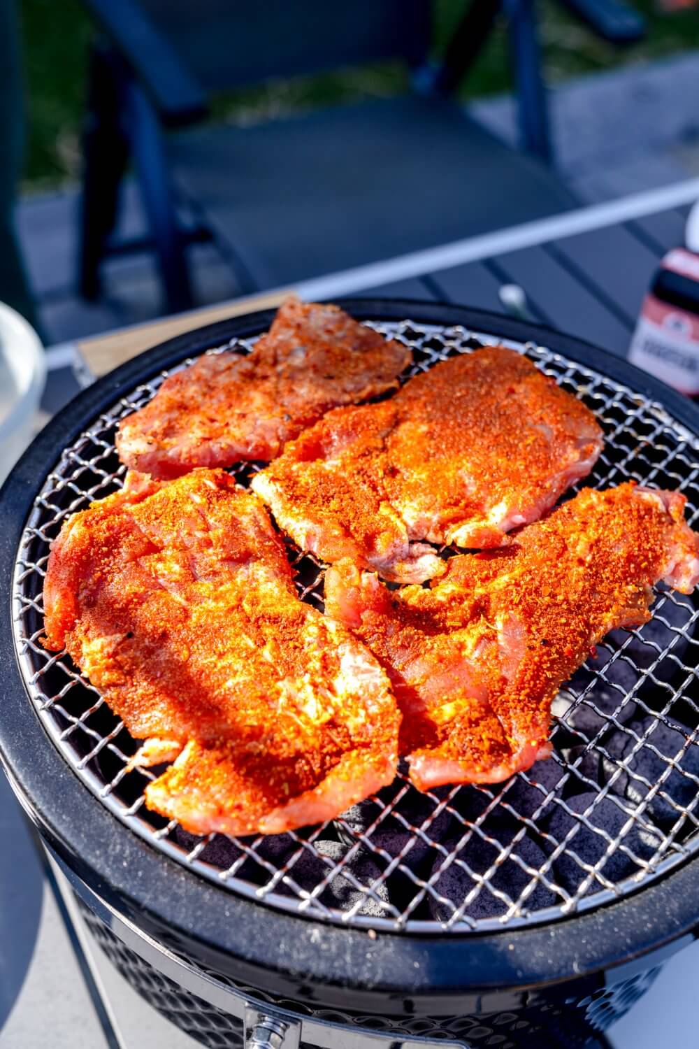 Unsere Fake Ribs machen auf dem Grill wirklich eine gute Form.