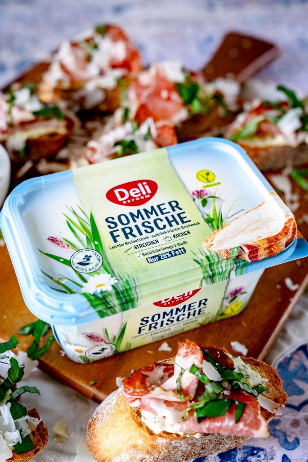 Für unsere Creme verwenden wir die Sommerfrische von Deli Reform,