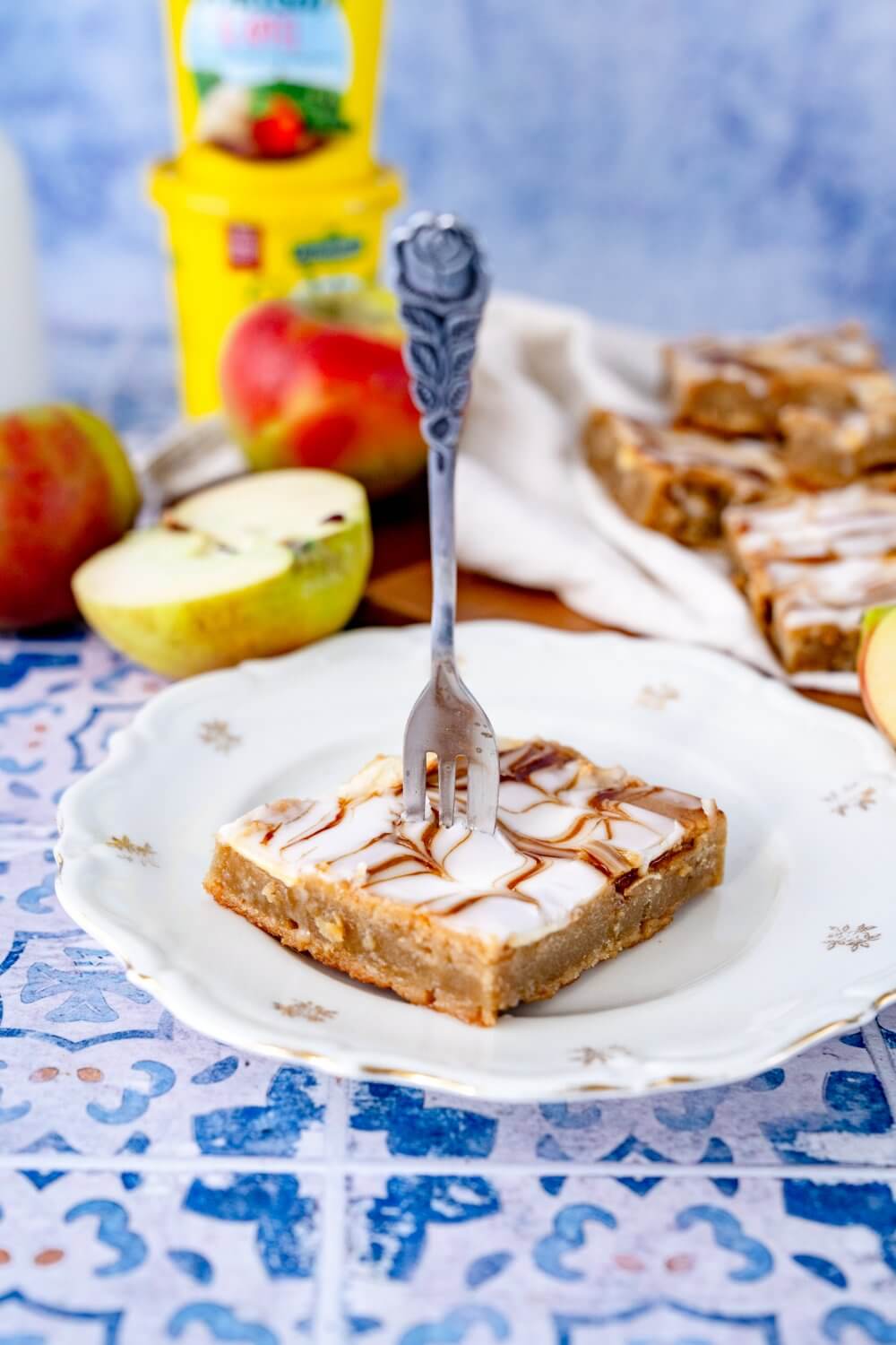 Der Apfelblechkuchen hat uns wirklich mit seinem Geschmack un der Feuchtigkeit überzeugt.