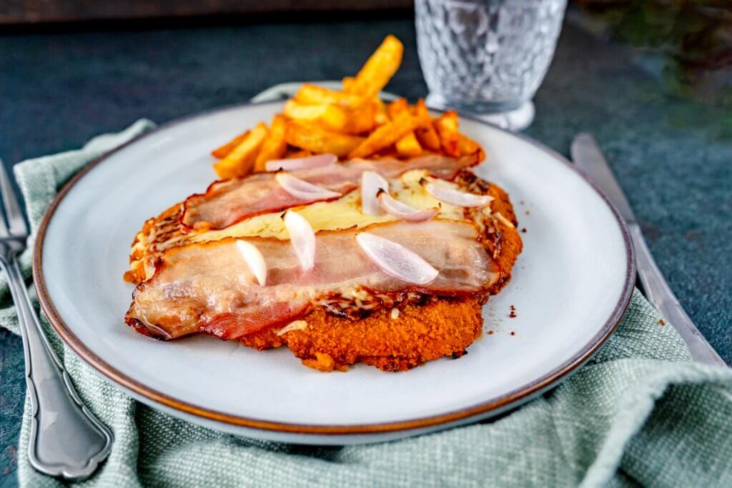 Pizzaschnitzel-BBQ