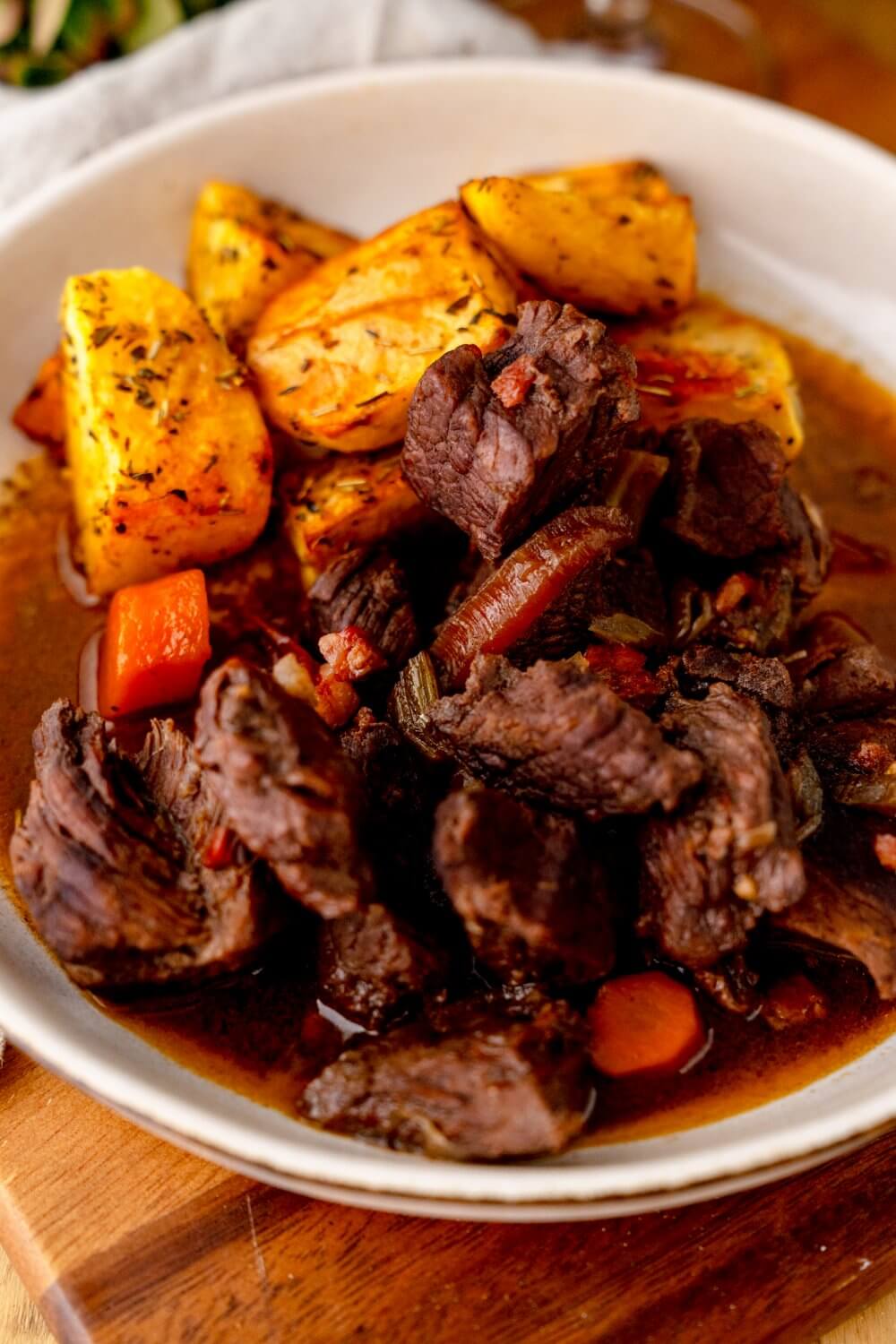 Boeuf en daube ist ein leckeres einfaches französisches Gericht.