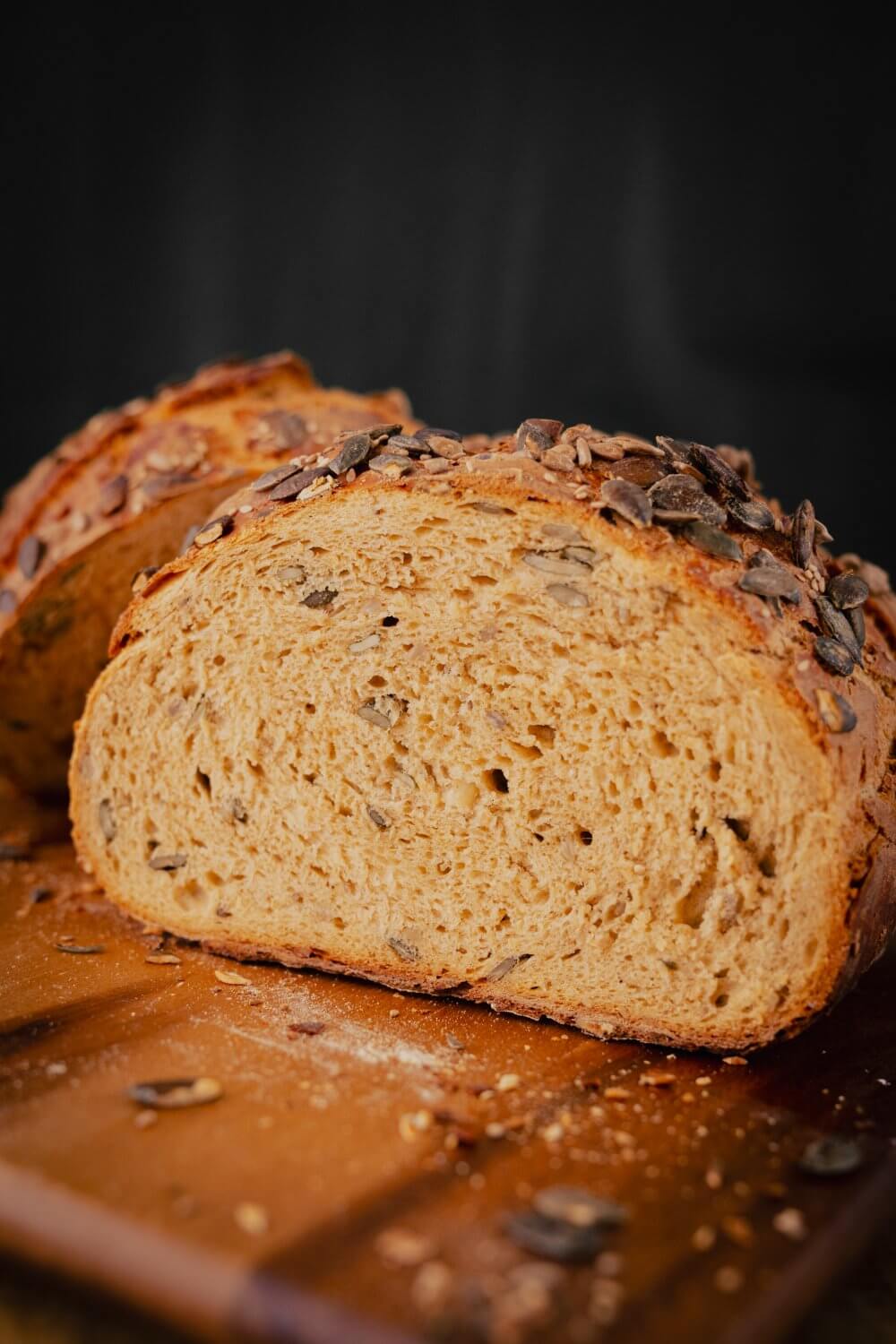 Endlich konnte ich das leckere Kürbisbrot backen.