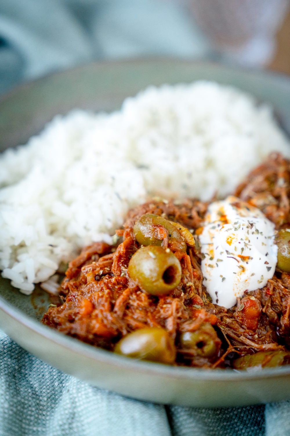 Die Oliven im Ropa Vieja sind unglaublich lecker.