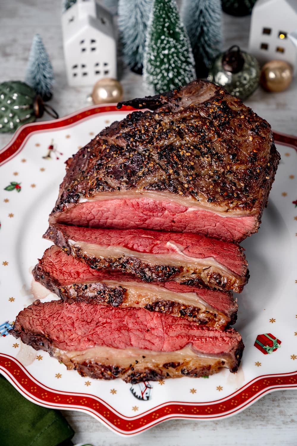 Roastbeef gibt es bei uns häufig an Feiertagen.