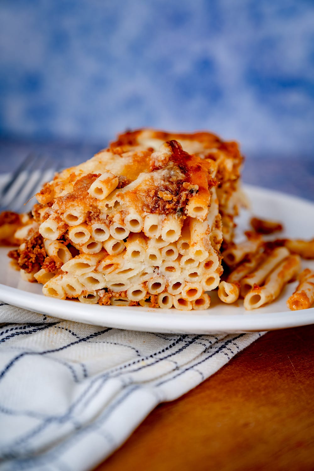 Makkaroni-Auflauf ist für mich eines der besten Comfort-Foods.