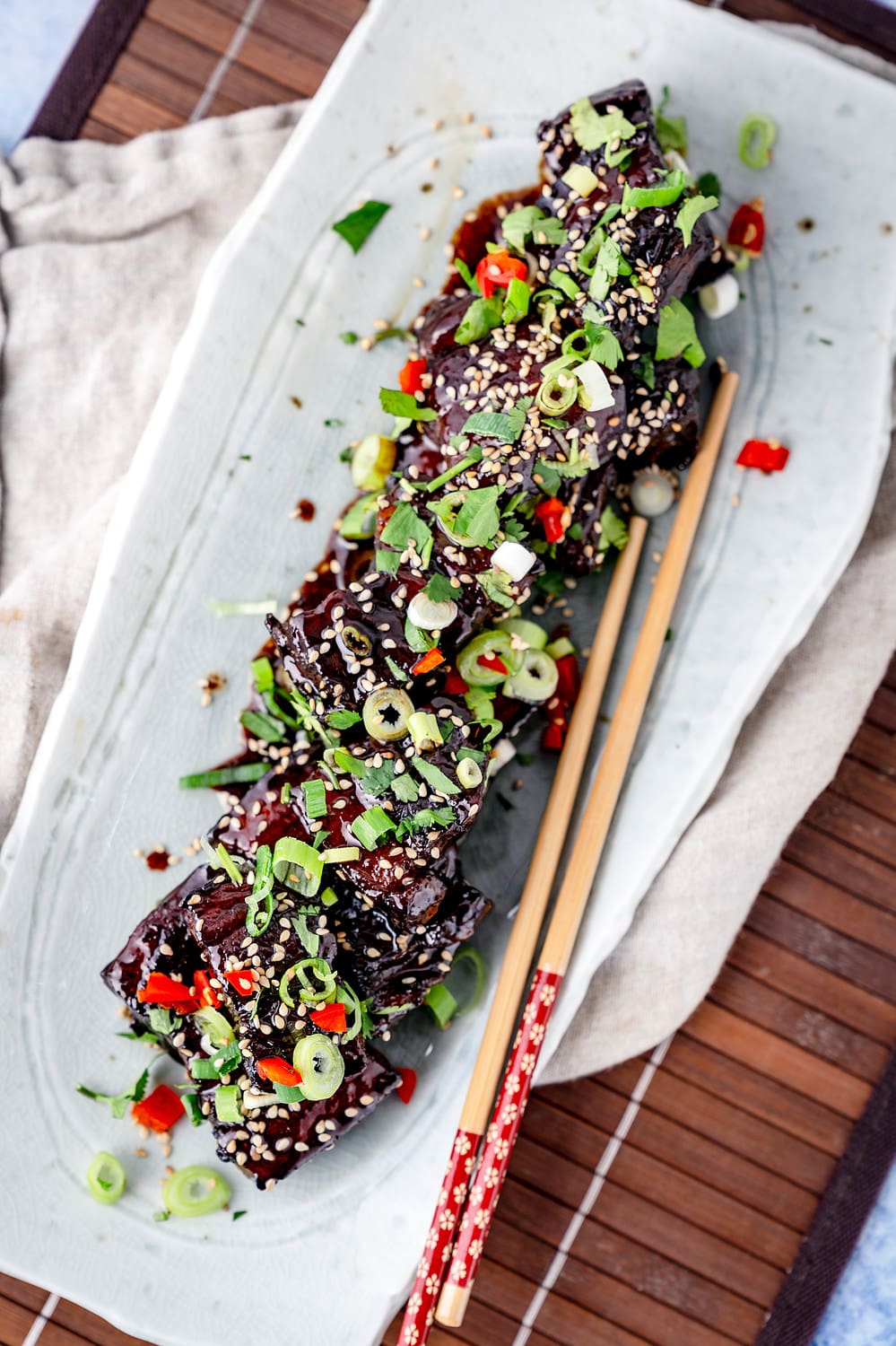 Unser chinesischer Schweinebauch schmeckt wie beim Asiate.