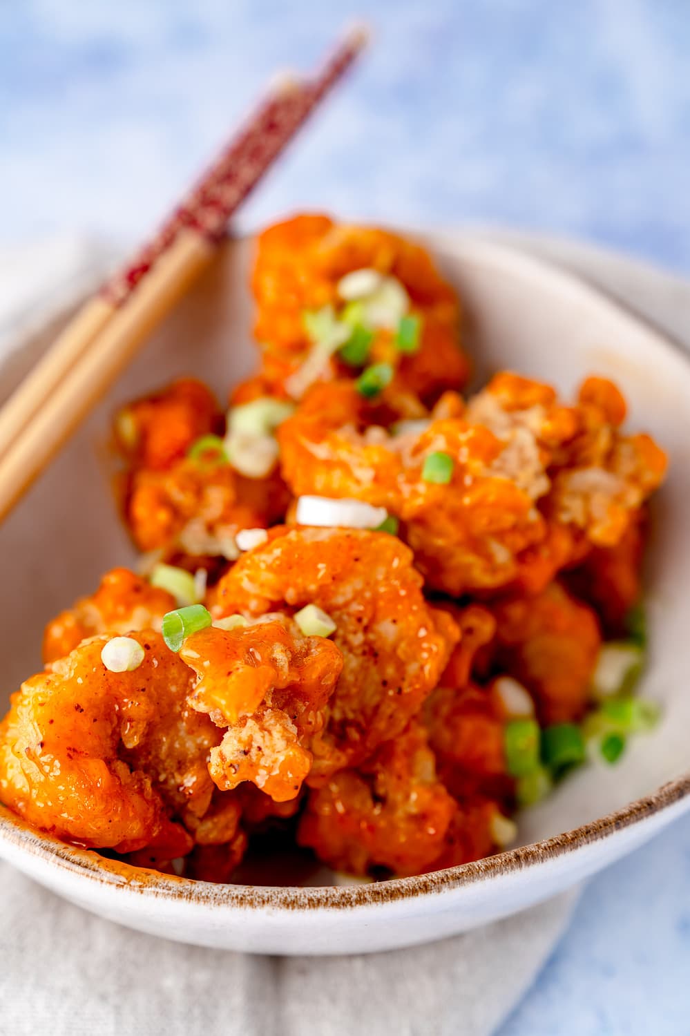 Dynamite Shrimps speziell mit Rosenberg Garnelen zubereitet.
