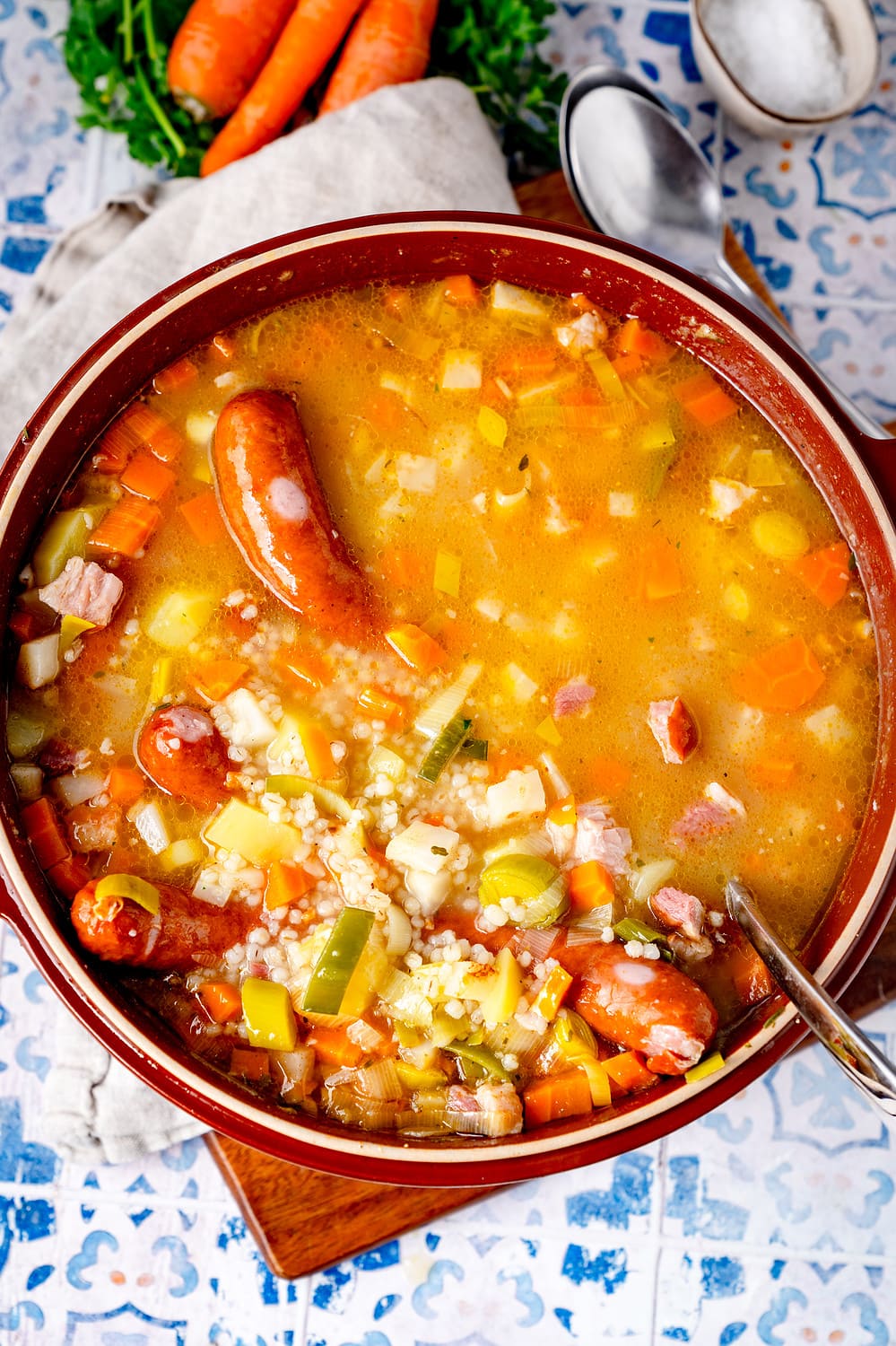 So muss Graupensuppe aussehen.