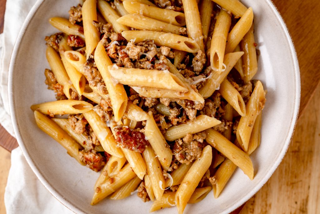 Ihr seid Nugelfans? Dann probiert dieses Pasta-Gericht.