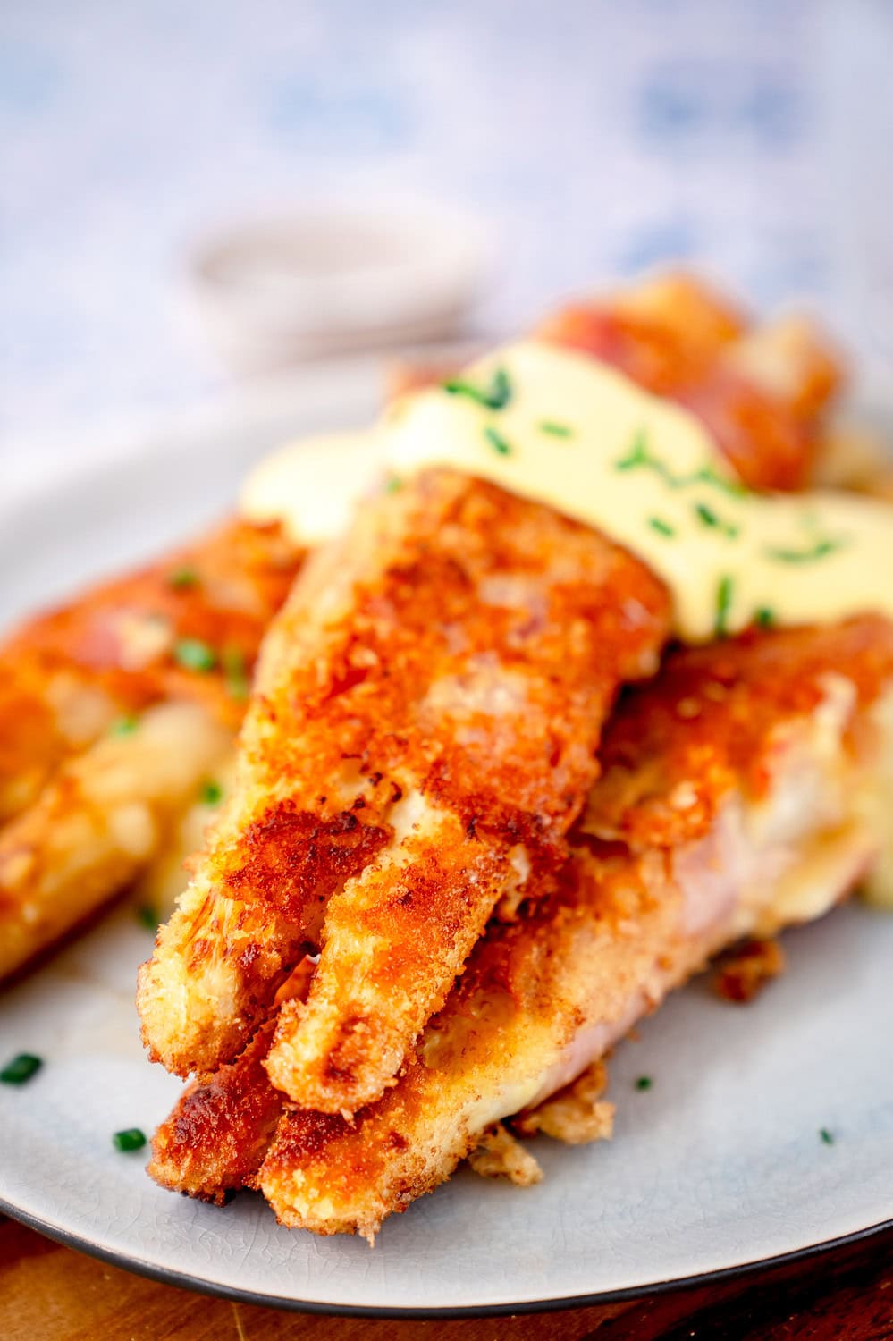 Spargel Cordon Bleu ist etwas für Klein und Groß.