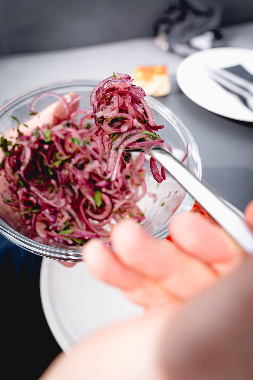 türkischer Zwiebelsalat