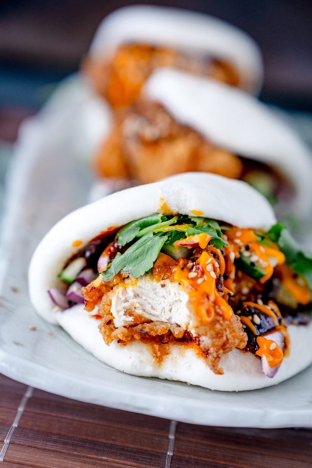 Korean Chicken Bao