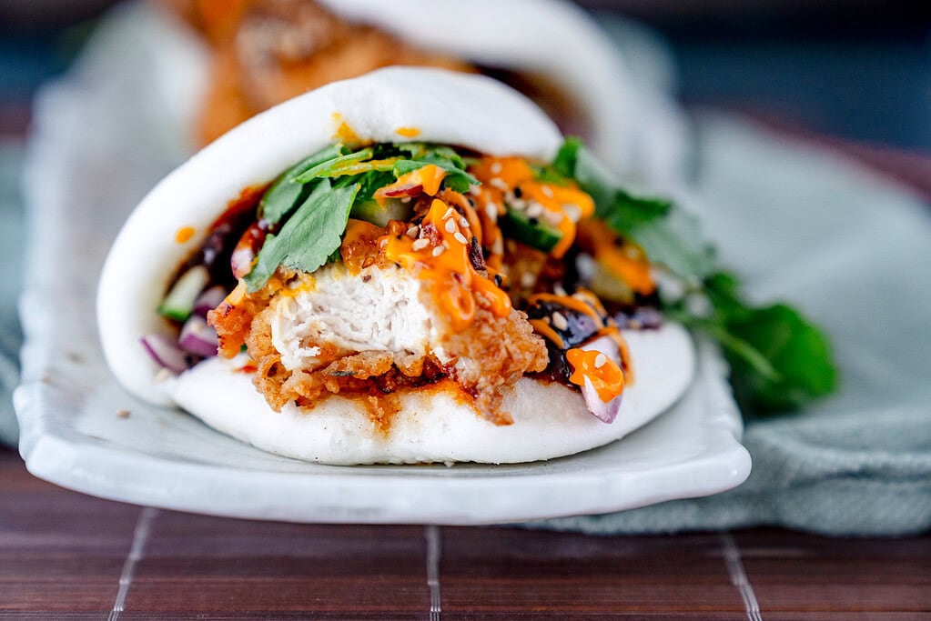 Korean Chicken Bao