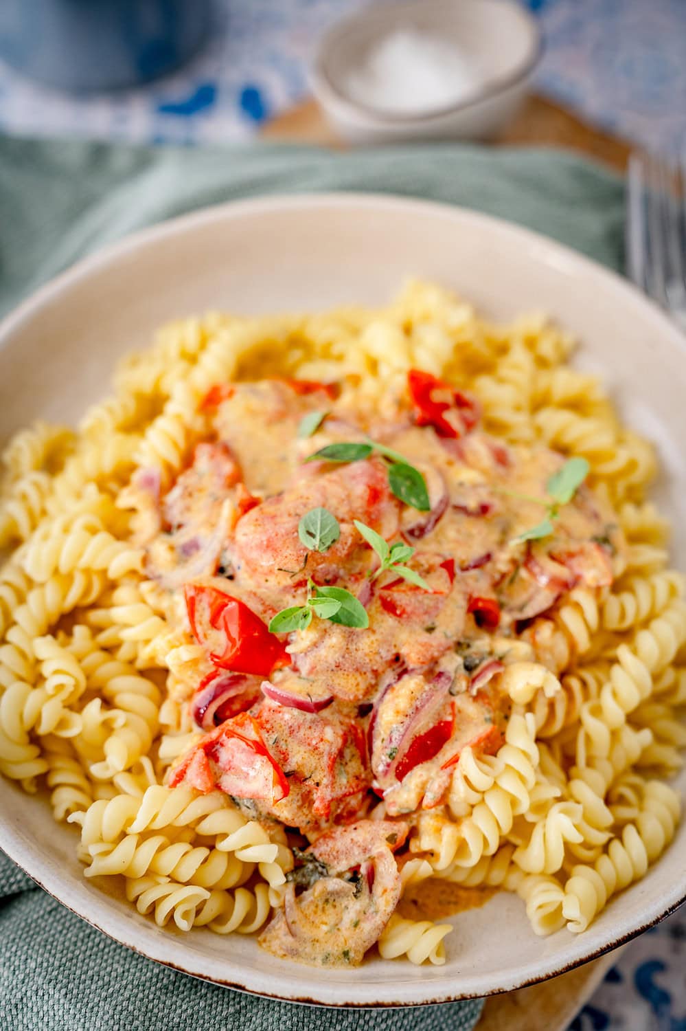 Kräuter-Frischkäse-Pasta
