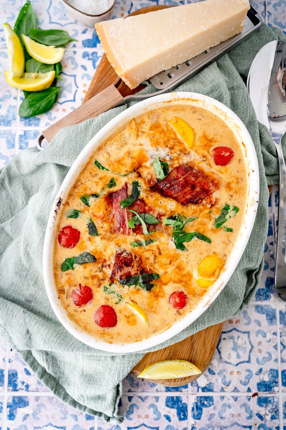 Zitronen-Parmesan-Hähnchen