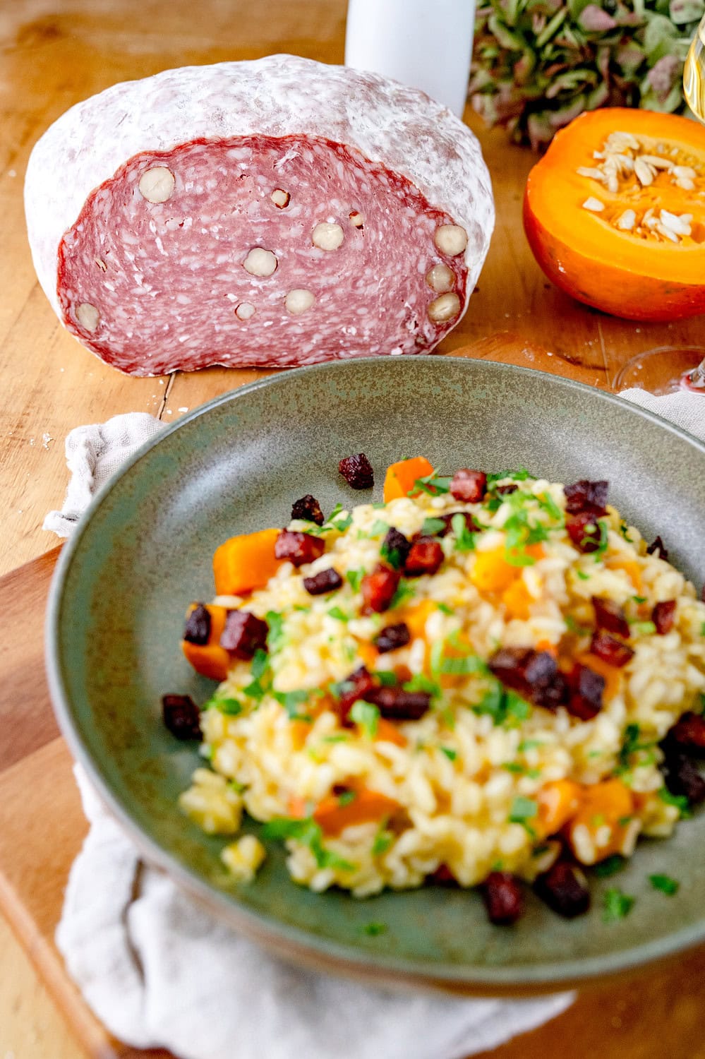 Kürbisrisotto