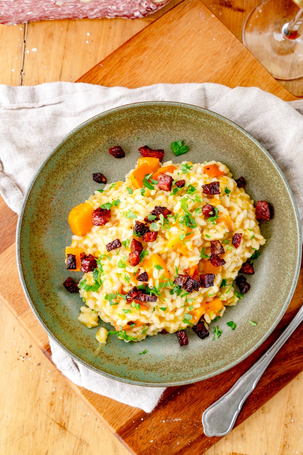 Kürbisrisotto
