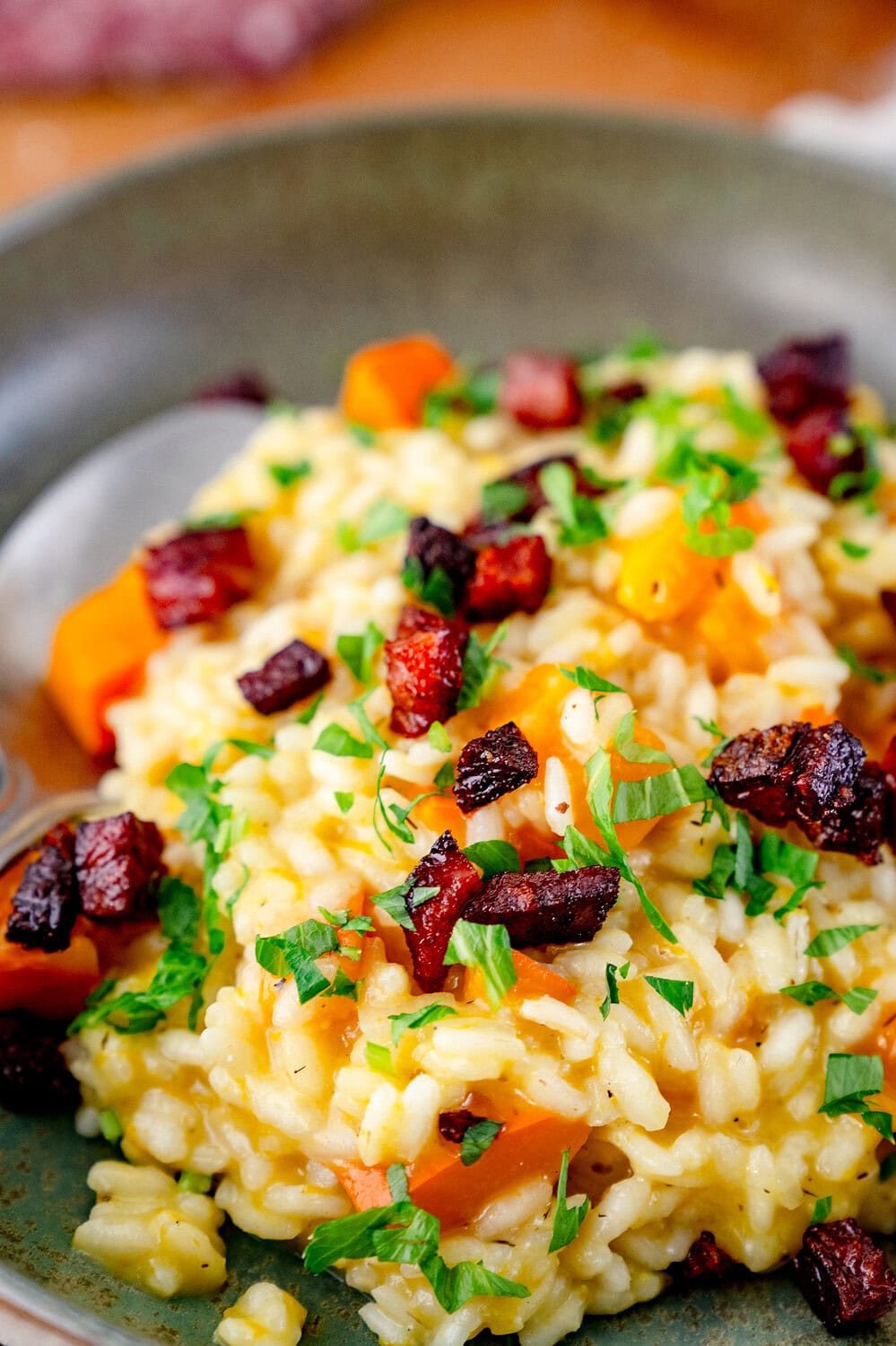 Kürbisrisotto