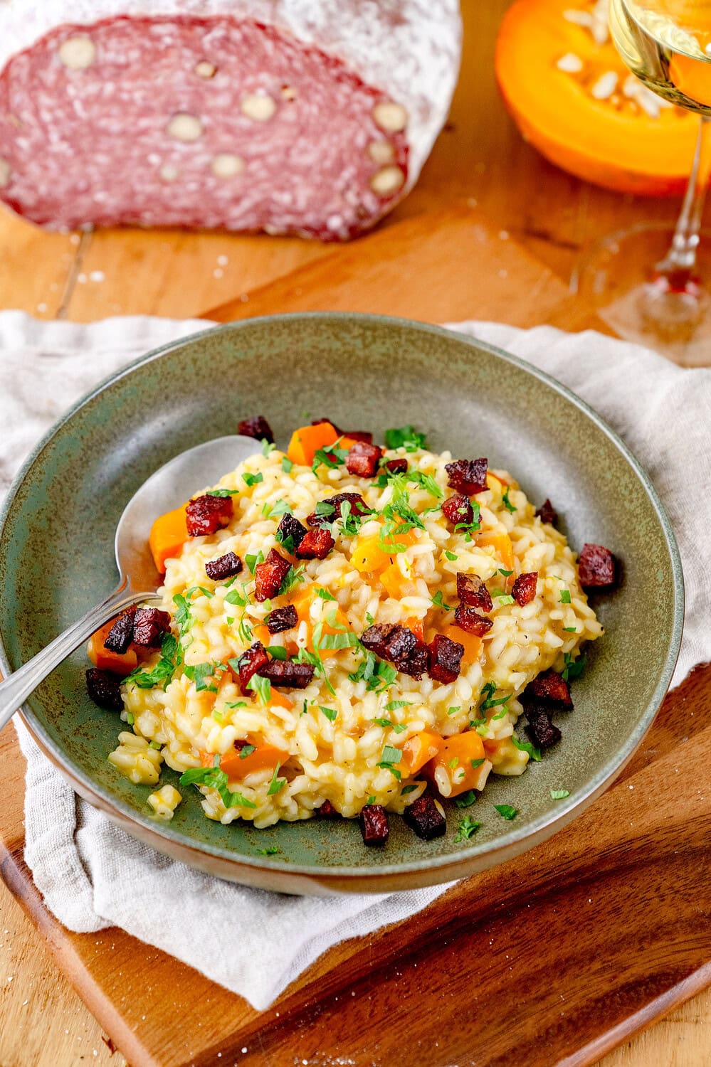Kürbisrisotto