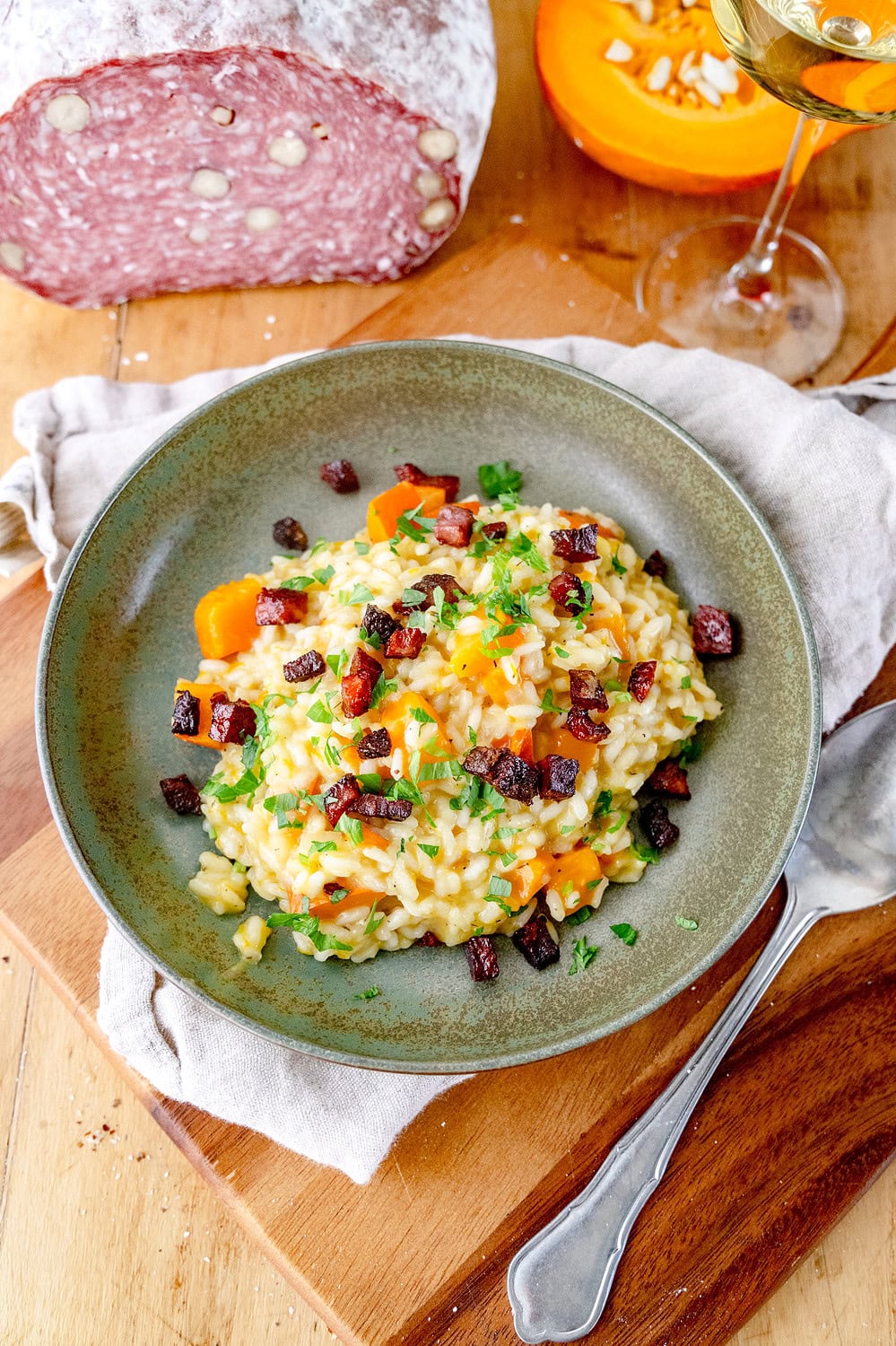 Kürbisrisotto