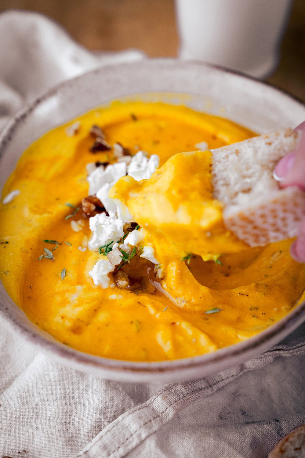 Feta-Dip mit Kürbis