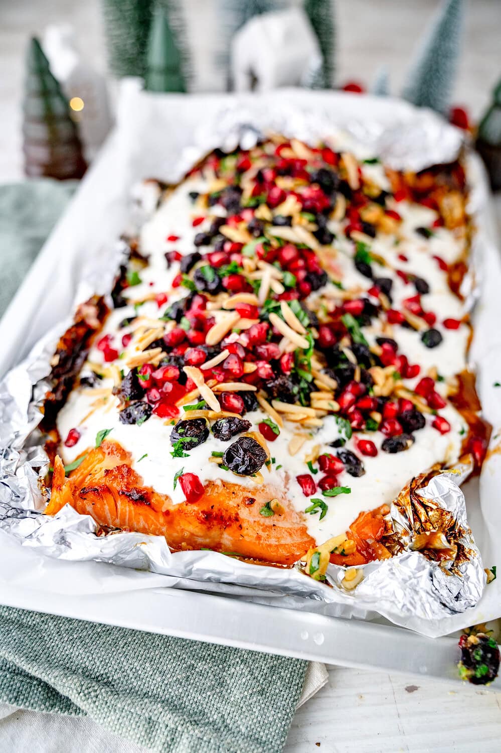 Weihnachtlicher Lachs