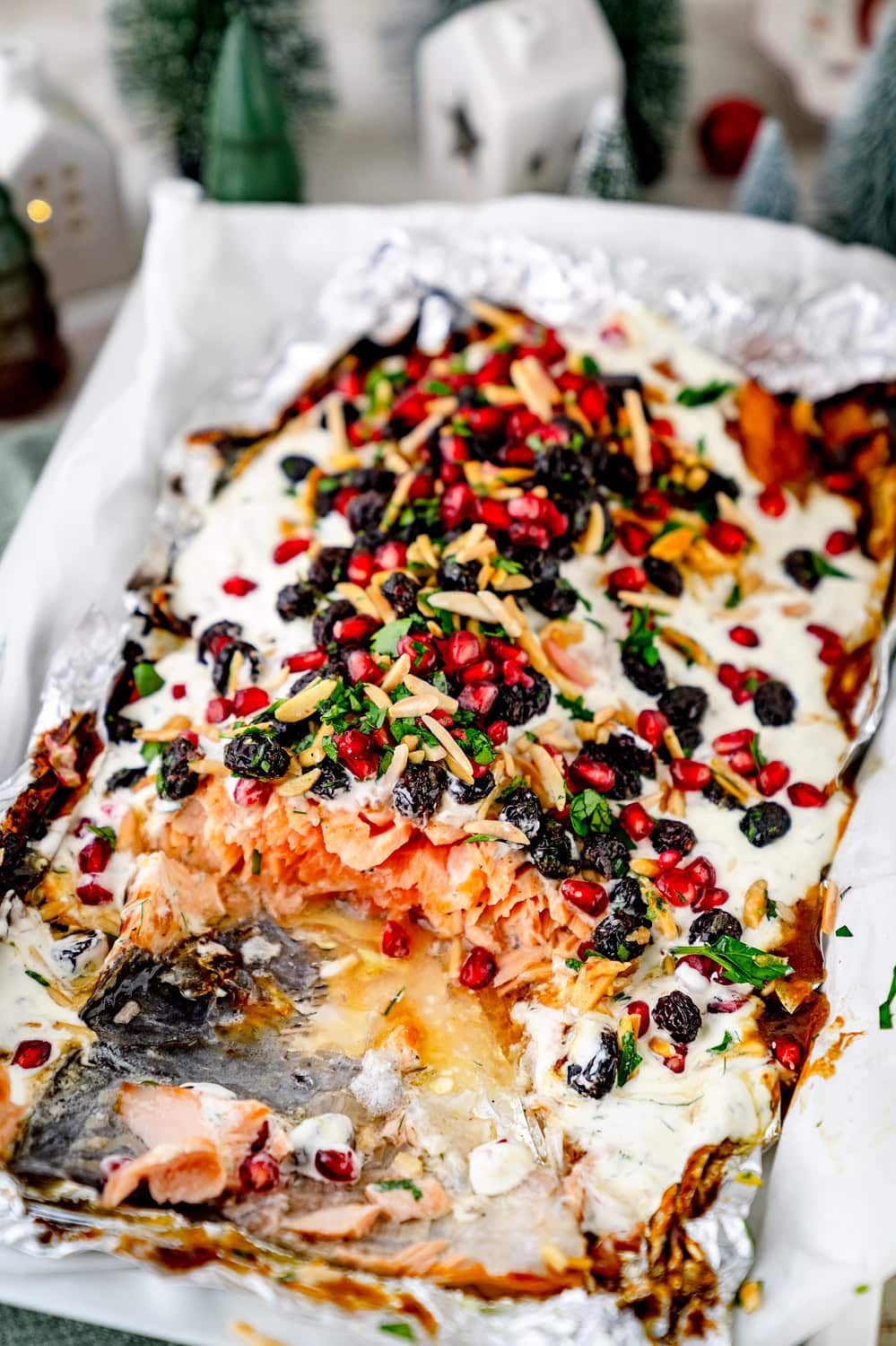 Weihnachtlicher Lachs