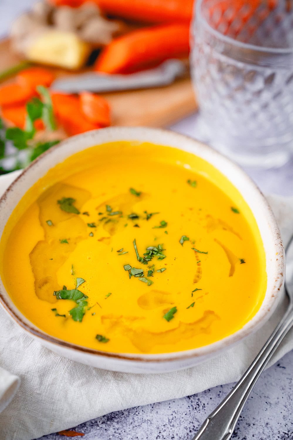Karotten-Ingwer-Suppe