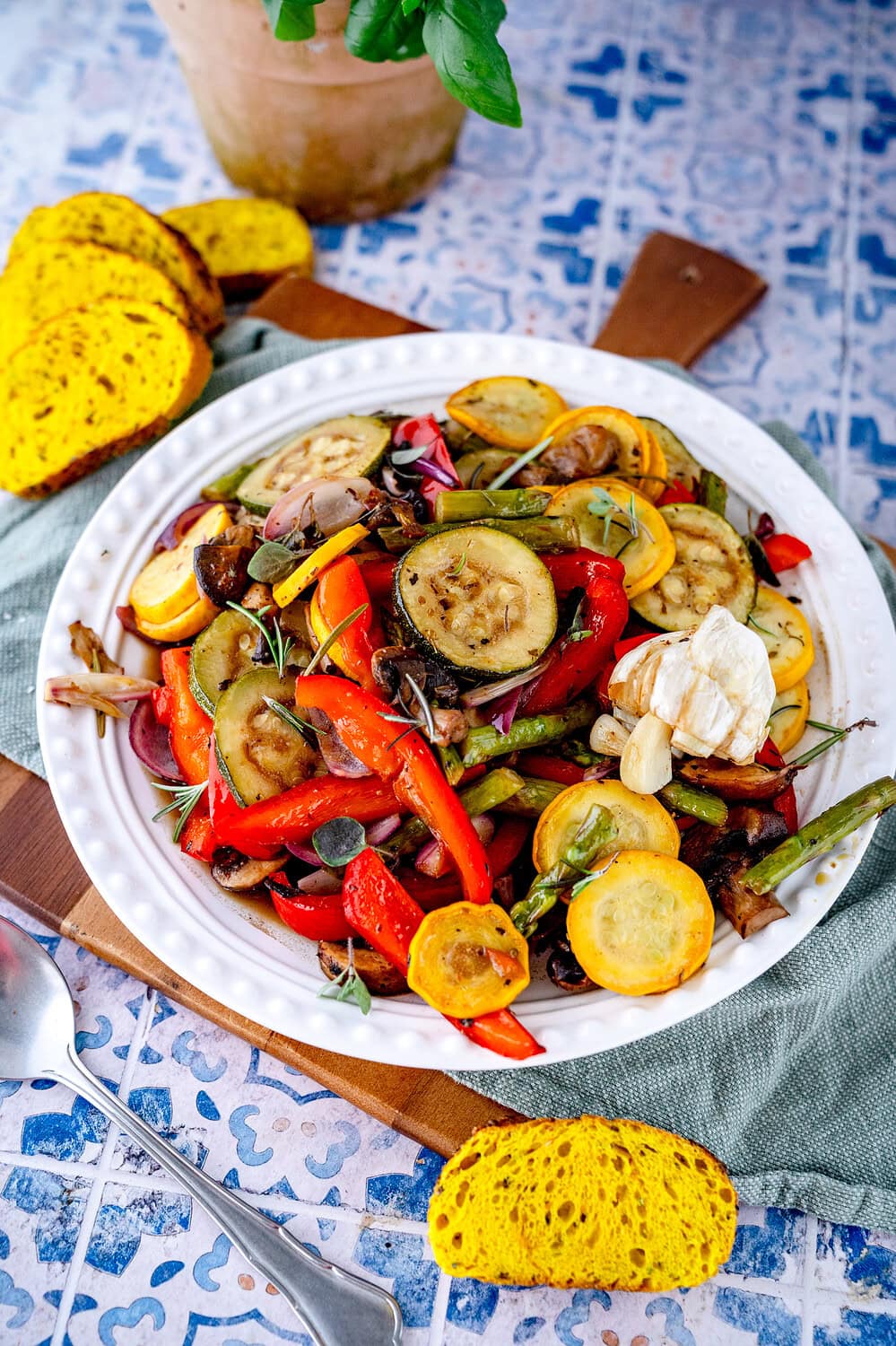Antipasti aus der Heißluftfritteuse