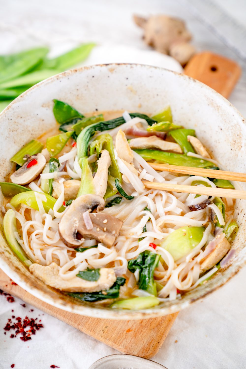 Kokosnudelsuppe