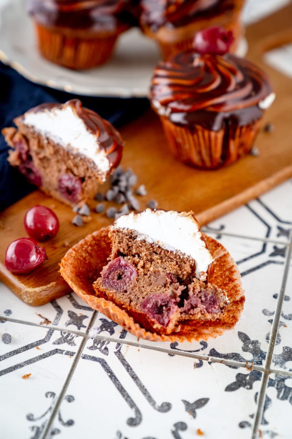 Schwarzwälder Kirschmuffins