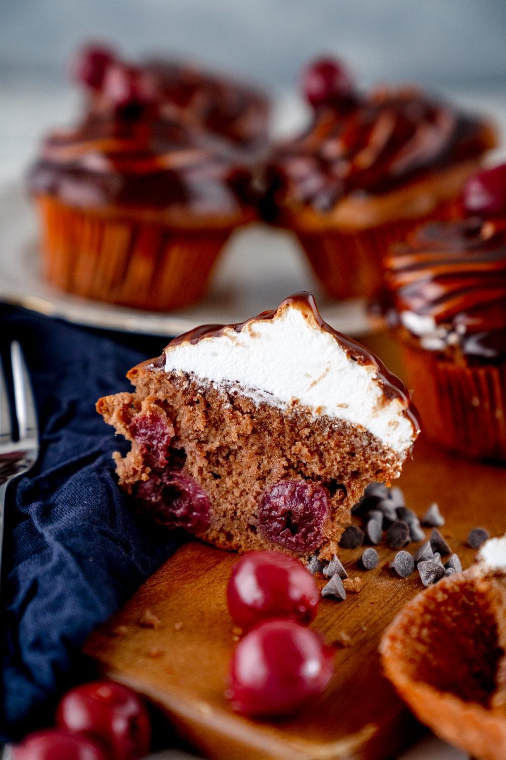 Schwarzwälder Kirschmuffins