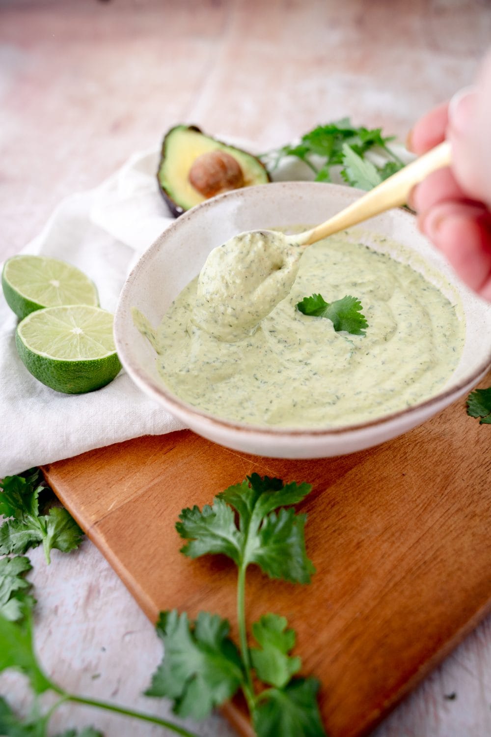 Koriander-Limetten-Mayo