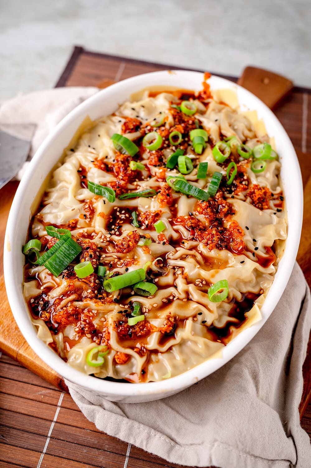 Dumpling lasagne