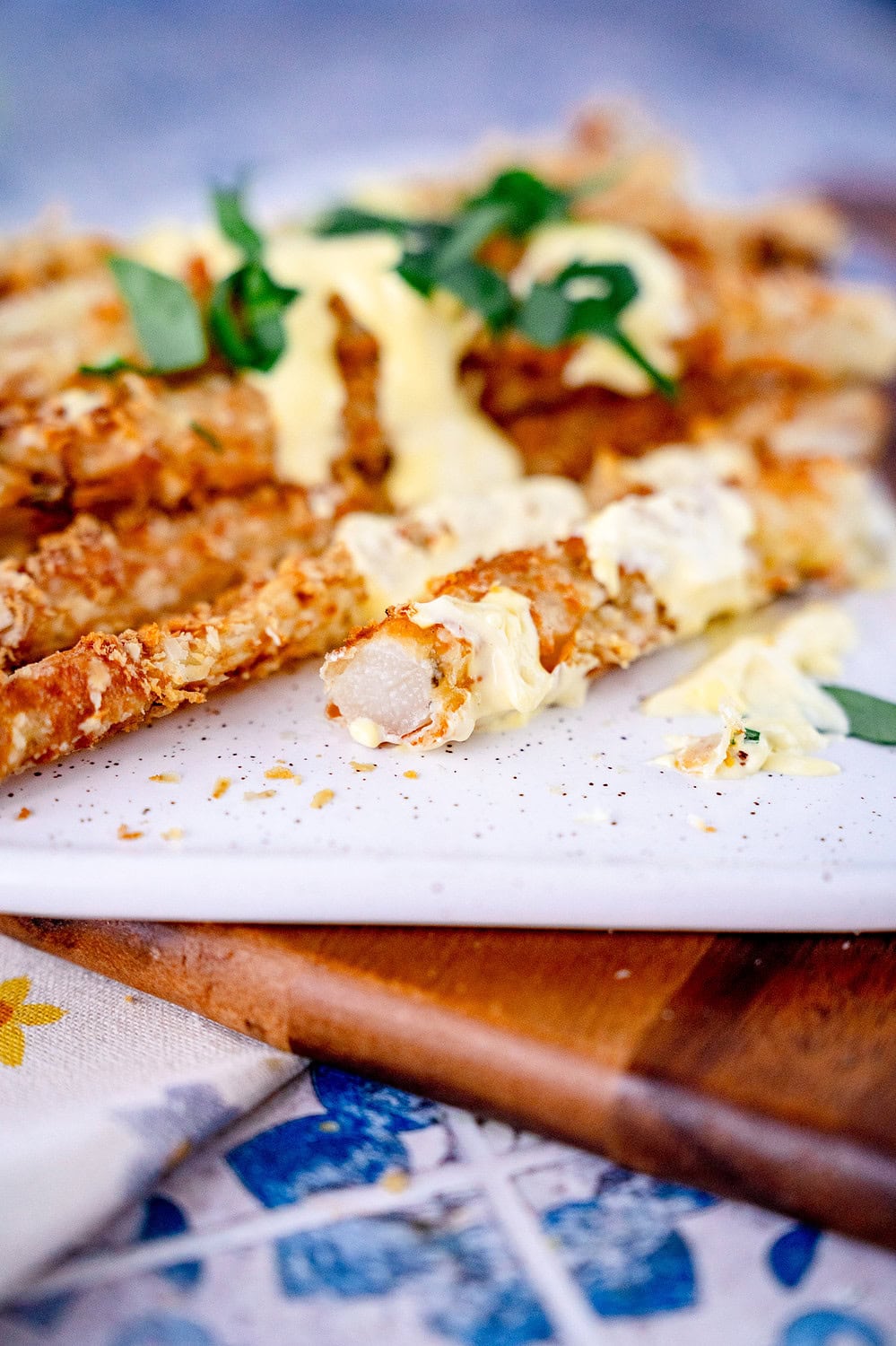 Spargel aus der Heißluftfritteuse