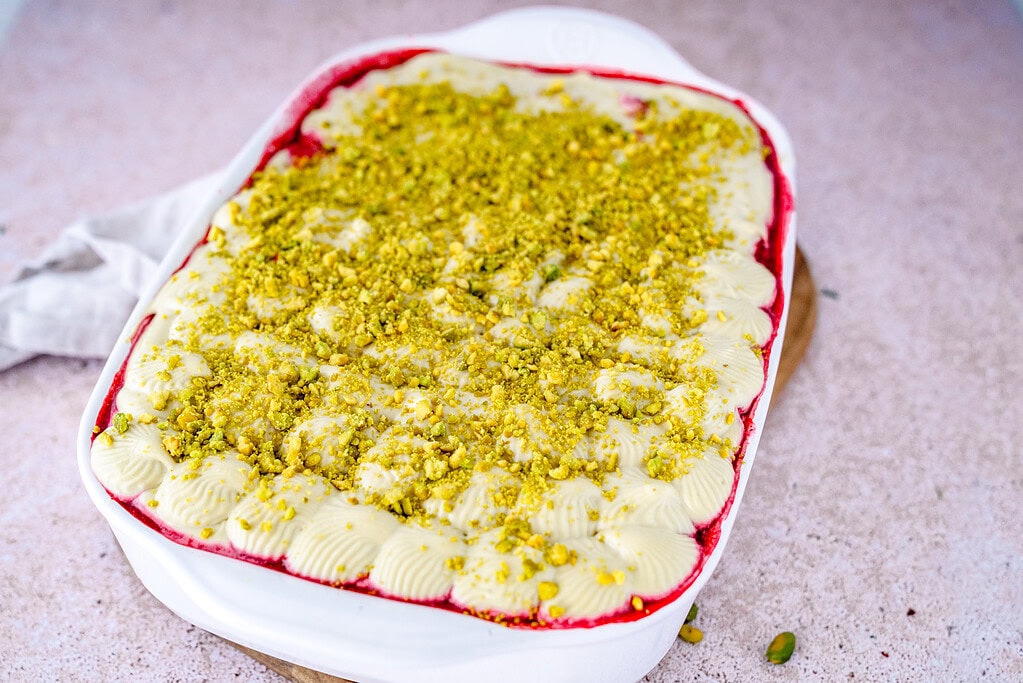 Himbeer-Pistazien-Tiramisu